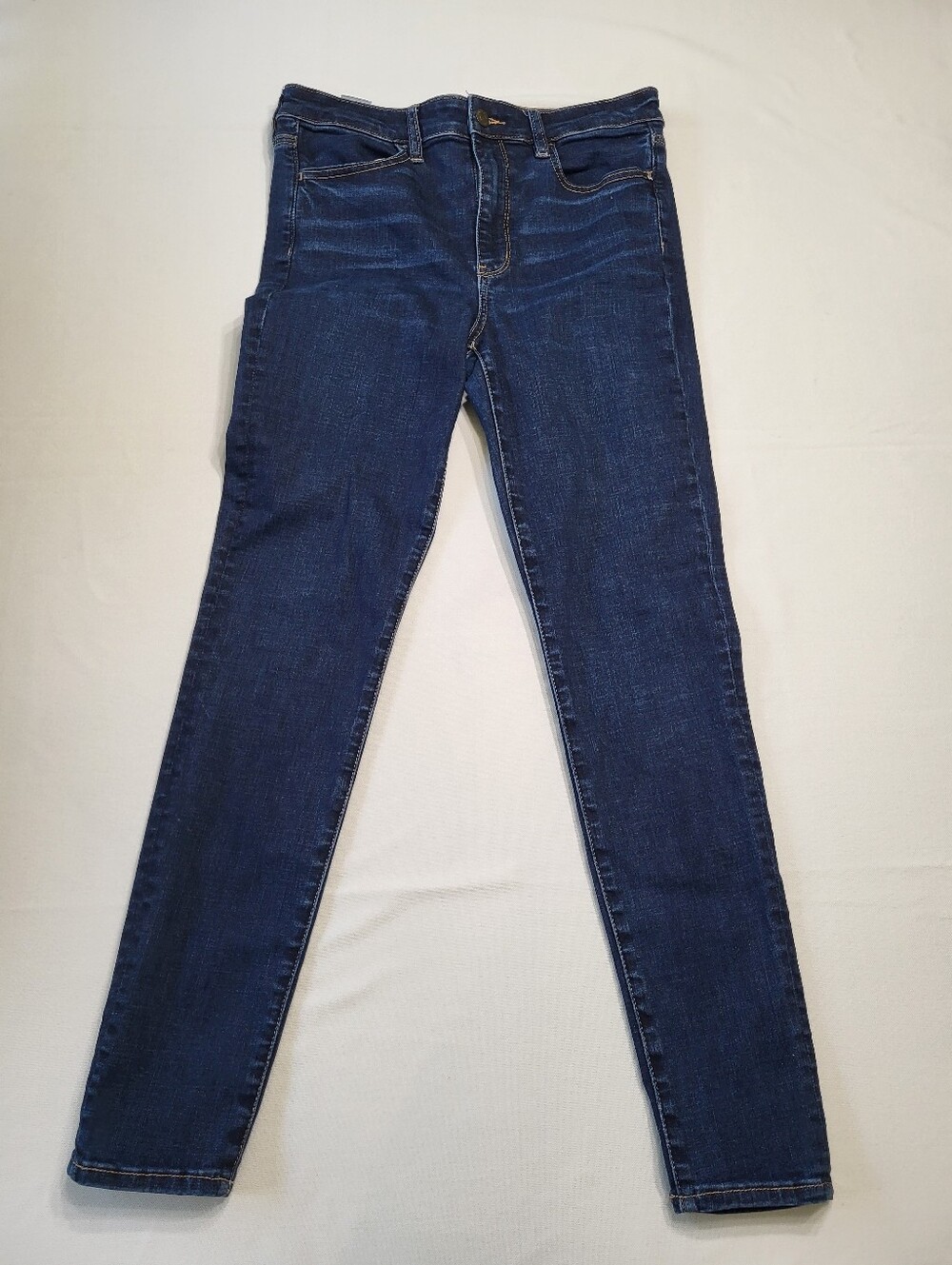 American Eagle Outfitters Women's 10 Dark Wash Next Level Stretch Skinny Jeans